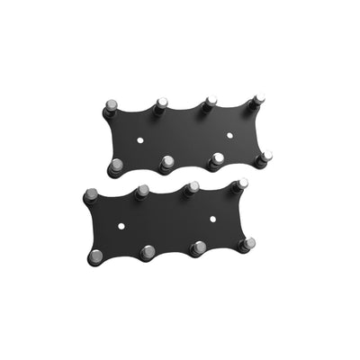 Holley EFI Ignition Coil Remote Relocation Bracket, Black Finish, Pair - Gen III (Truck) Coil Body, Remote Relocation System - Black Finish