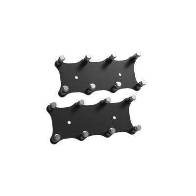 Holley EFI Ignition Coil Remote Relocation Bracket, Black Finish, Pair - Gen V Coil Body, Remote Relocation System - Black Finish