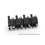 Holley EFI Ignition Coil Remote Relocation Bracket, Black Finish, Pair - Gen V Coil Body, Remote Relocation System - Black Finish image 2
