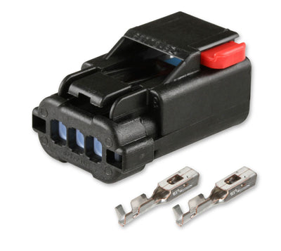 HEMI Coolant Temperature Sensor Connector - APEX 2.8, 3 CAVITY, FEMALE, BLK HOUSING