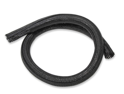 F6 Split Wire Loom - 1/2 Inch - 10 Feet, Black, 1/2