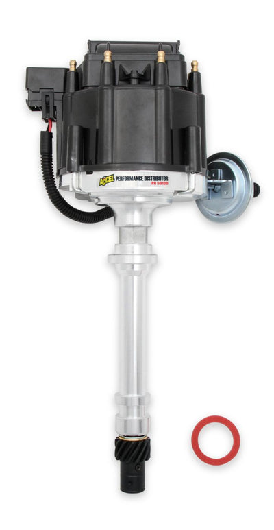 Accel HEI GM Distributor - Ready-to-Run w/Coil - Chevy SBC/BBC - Black Cap