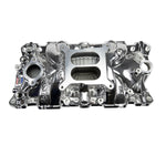 Performer EPS Intake Manifold for 1955-86 Small-Block Chevy Chrome Plasma Finish image 1