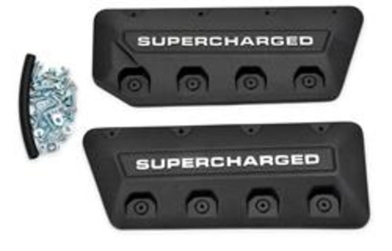 Edelbrock Supercharger Aluminum Coil Covers #41137 For 2015-17 Mustang GT 5.0L