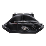 Performer EPS Manifold w/Oil Fill Tube for Small-Block Chevy, Black Finish image 4