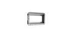 3D Printed 6.86 Inch Holley EFI Screen Flanged / Flush Mount - CarChains3d image 1