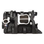 Performer Intake Manifold for 1965-79 Pontiac 326-455 Non-EGR, Black Finish image 2
