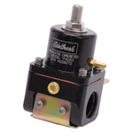 Carbureted Adjustable Bypass Fuel Pressure Regulator (180 GPH) in Black Finish image 2