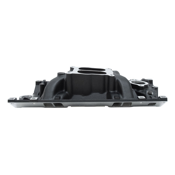 Performer Intake Manifold for Small-Block Chevy w/Vortec Heads, Black Finish