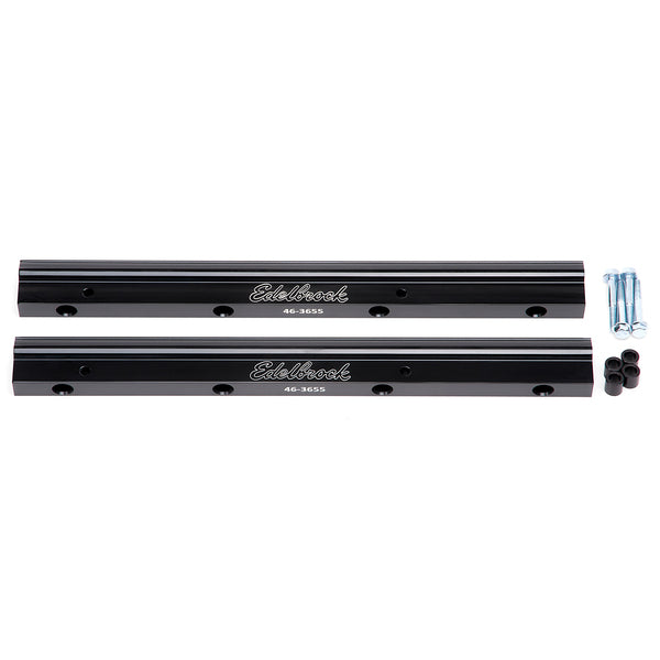 Fuel Injector Rail Kit #3648, -8 AN Black Anodized For Chevrolet LS Gen IV