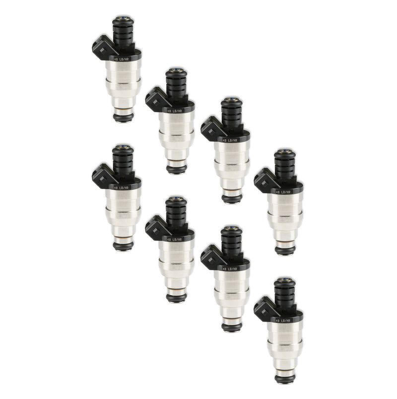 ACCEL Fuel Injectors - Set of Eight - EV1 / Minitimer - High Impedance - 48 lb/hr