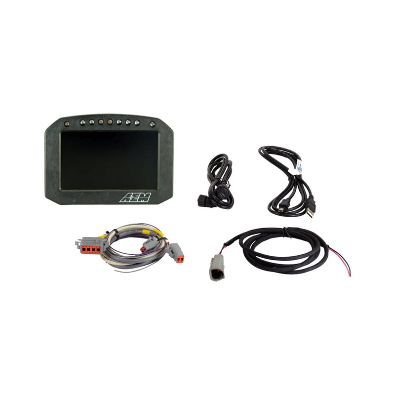 AEM CD-5FL Carbon Flat Panel Logging Display