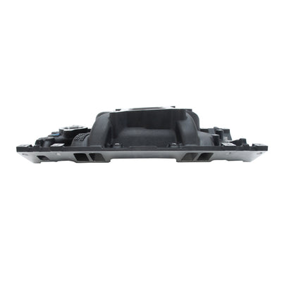 Performer EPS Vortec Intake Manifold for Small-Block Chevy, Black Finish