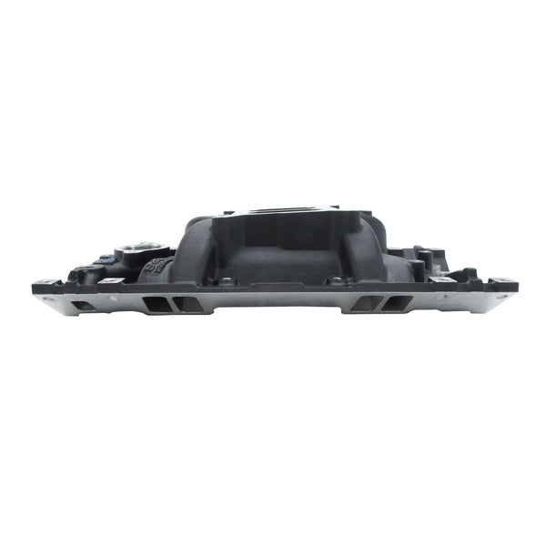 Performer EPS Vortec Intake Manifold for Small-Block Chevy, Black Finish