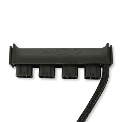 MSD Power Grid 4-Connector Hub - Black Housing