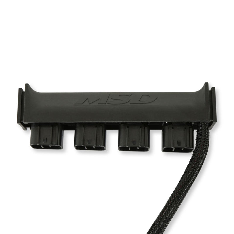 MSD Power Grid 4-Connector Hub - Black Housing