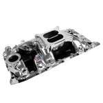RPM Air-Gap Intake Manifold for Big-Block Chevy Oval Port, Chrome Plasma Finish image 1