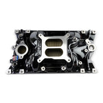 Edelbrock Perf EPS Manifold for Small-Block Chevy Vortec, Black Plasma Finish image 5
