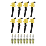 ACCEL Ignition Upgrade Kit- 1998-2008 Ford 4.6L/5.4L/6.8L 2-valve, yellow 8-pack image 1