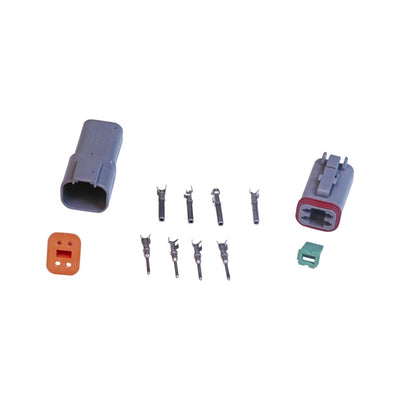 MSD Deutsch Connector - 4-Pin - 16-18 Gauge
