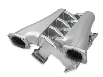 Sniper EFI Fabricated Intake Manifold Dual Plenum 92mm LS1/2/6, Rail Kit - Slvr