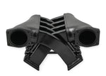Sniper EFI Fabricated Intake Manifold Dual Plenum 92mm LS1/2/6, Rail Kit - Blk image 1