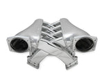 Sniper EFI Fabricated Intake Manifold Dual Plenum 102mm LS3/L92, Rail Kit - Slvr image 1