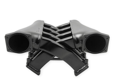 Sniper EFI Fabricated Intake Manifold Dual Plenum 102mm LS3/L92, Rail Kit - Blk
