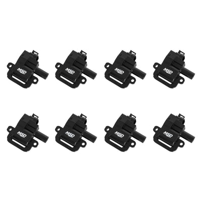 MSD Ignition Coil - GM LS Blaster Series - LS1/LS6 Engines - Black - 8-Pack