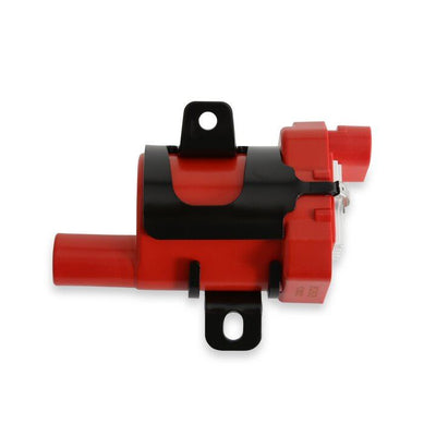 MSD Ignition Coil - GM LS Blaster Series - L-Series Truck Engine - Red - 1999-2007 GM L-Series Truck Engines - 10457730/19005218 Replacement - Heat Sink