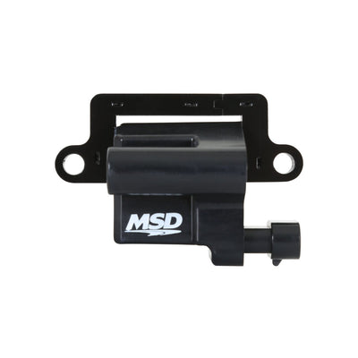 MSD Ignition Coil - Blaster Series - L-Series Truck Engine - Black - 8-Pack - 1999-2007 GM L-Series Truck Engines - 12558693/19355500 Replacement