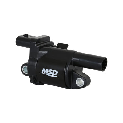 MSD Ignition Coil - Blaster Series - Gen V GDI Engine - Black - 8-Pack- Round