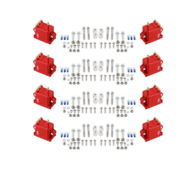 MSD Ignition Coil - High Output - 8-Pack - Red