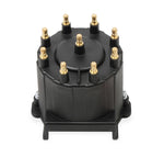 Black Distributor Cap, GM HEI, Late Model, Ext Coil image 1