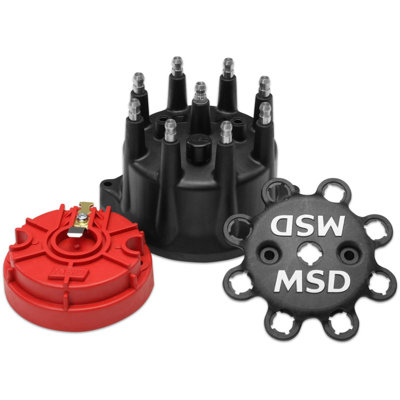 Black Small Diameter Cap and Rotor Kit