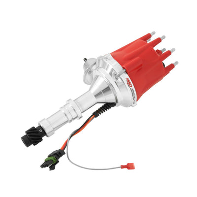 MSD Ready-To-Run Distributor - Buick 400-430-455 V8 - Red