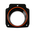 Sniper EFI Throttle Body Adapter Plate (4-bolt) 78mm intake to 92mm Throttle Body- Black F image 1