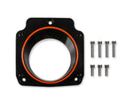 Sniper EFI Throttle Body Adapter Plate (4-bolt) 78mm intake to 92mm Throttle Body- Black F image 2