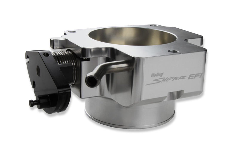 Sniper EFI Throttle Body - Sniper EFI 85mm Throttle Body (3-bolt) + Spacer-Silver Finish