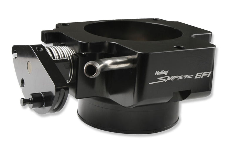 Sniper EFI Throttle Body - Sniper EFI 85mm Throttle Body (3-bolt) + Spacer-Black Finish