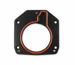 Sniper EFI Throttle Body Adapter Plate (3-bolt) 75mm TB to (4-bolt) Intake-Black Finish image 1