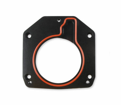 Sniper EFI Throttle Body Adapter Plate (3-bolt) 75mm TB to (4-bolt) Intake-Black Finish