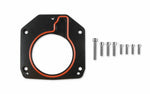 Sniper EFI Throttle Body Adapter Plate (3-bolt) 75mm TB to (4-bolt) Intake-Black Finish image 2