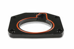 Sniper EFI Throttle Body Adapter Plate (3-bolt) 75mm TB to (4-bolt) Intake-Black Finish image 4