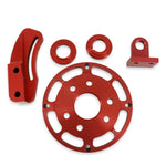 MSD Crank Trigger Wheel Kit - Flying Magnet - SBC - 6.25 in. - Small Block Chevy - Use with MSD 6/7/8 Series Ignition - Red image 2