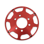 MSD Crank Trigger Wheel Kit - Flying Magnet - SBC - 7 in. - Small Block Chevy - Use with MSD 6/7/8 Series Ignition - Red image 2