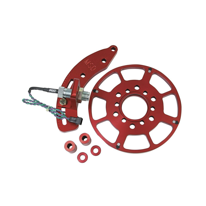 MSD Crank Trigger Wheel Kit - Flying Magnet - Pontiac V8