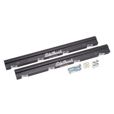 Fuel Injection Fuel Rail #3655, -8 AN Black Anodized For Chevrolet LS Gen IV