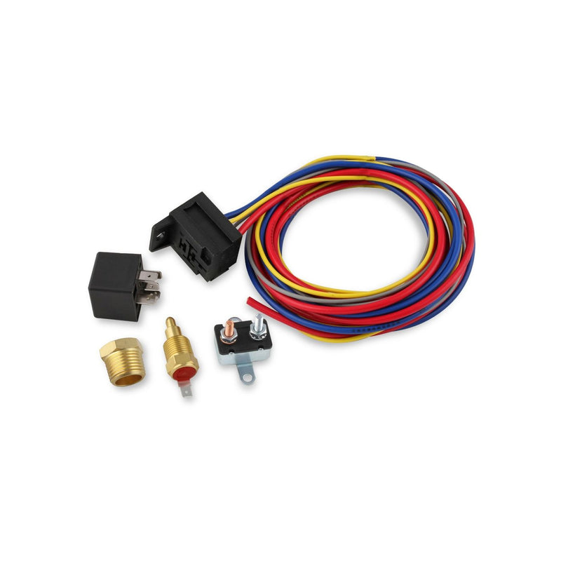 Electric Fan Harn./Relay Kit 195 Deg-30A