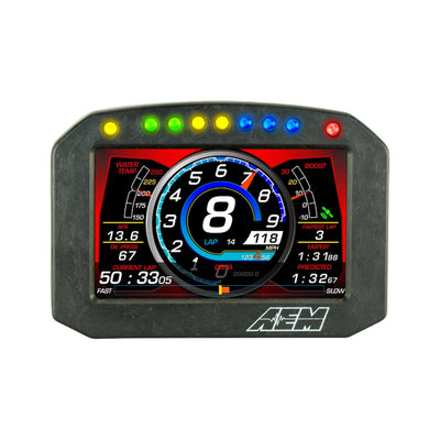 AEM CD-5F Carbon Flat Panel Non-Logging/ Non-GPS Display